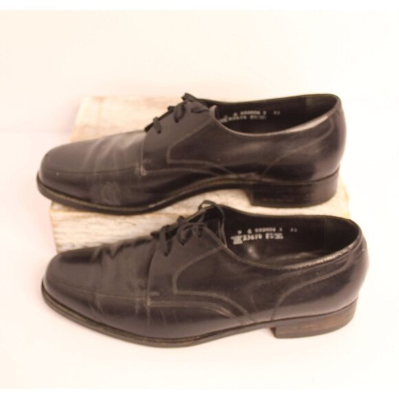 Florsheim Dress Shoes Men's 9D Black Leather Classic Lace Up Modern Y2K #23614 - Picture 3 of 12
